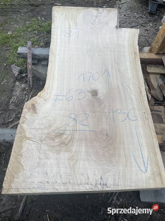 Monolit dąb 93x86x138 174x63 blat stół stolik mazowieckie Przysucha