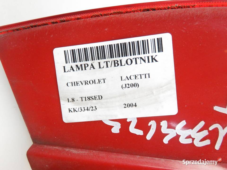 LAMPA LEWA TYLNA CHEVROLET LACETTI sprzedam