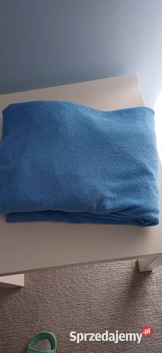 Prześcieradło z frotte z gumką niebieskie Sieradz