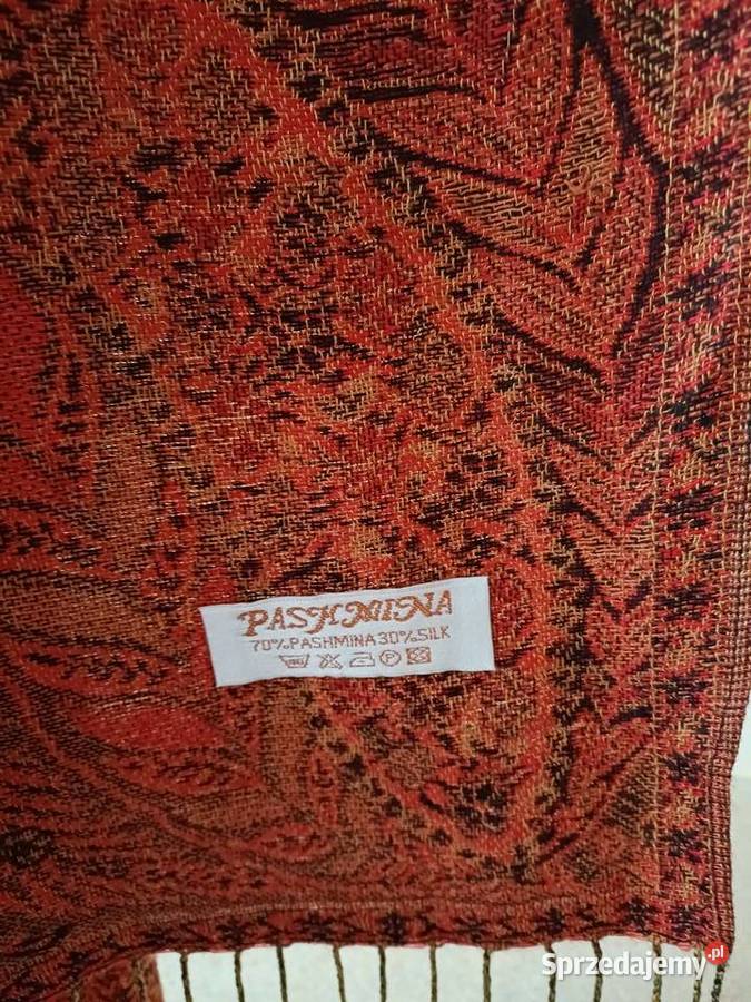 duży szal pashmina Inny wzór Nowy Targ