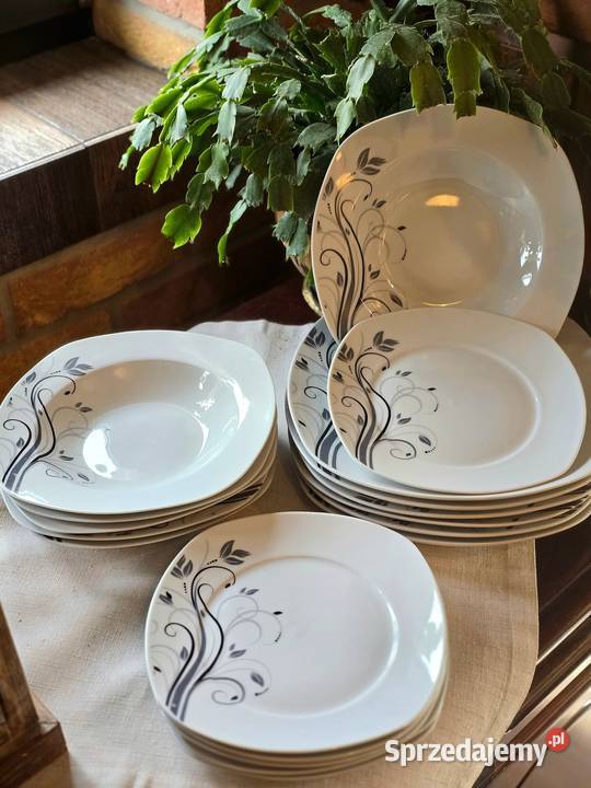 WYPRZEDAŻ MAGAZYNU 159 Zestaw 18 sztuk talerzy