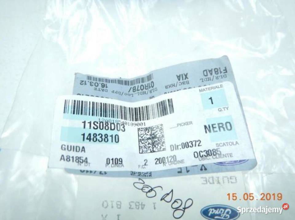 PROWADNICA BAGNETU OLEJU FORD FIESTA 0112