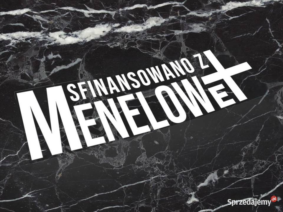 Naklejka SFINANSOWANO Z MENELOWE 10 x 25 2 Choroszcz sprzedam