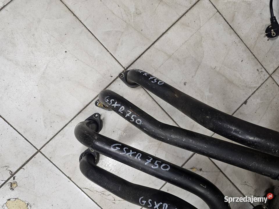 Suzuki GSXR 750 kolektory rury wydechowe wydech Kolektory wydechowe