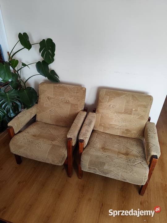 Fotel klubowy PRL do odświeżenia renowacji 2 kujawsko-pomorskie Toruń sprzedam