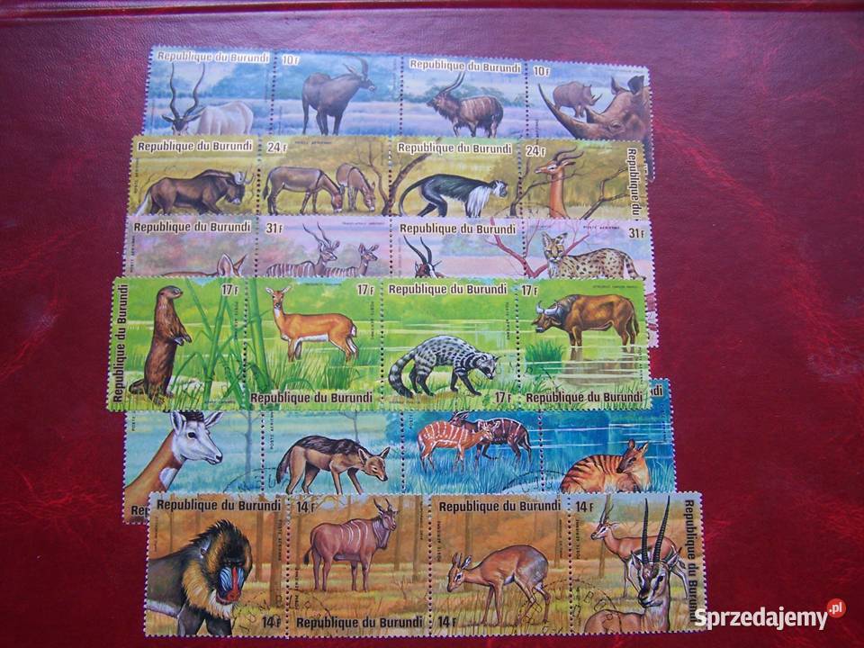 Burundi 1975 CTO Mi 114972 Fauna Zwierzęta śląskie sprzedam