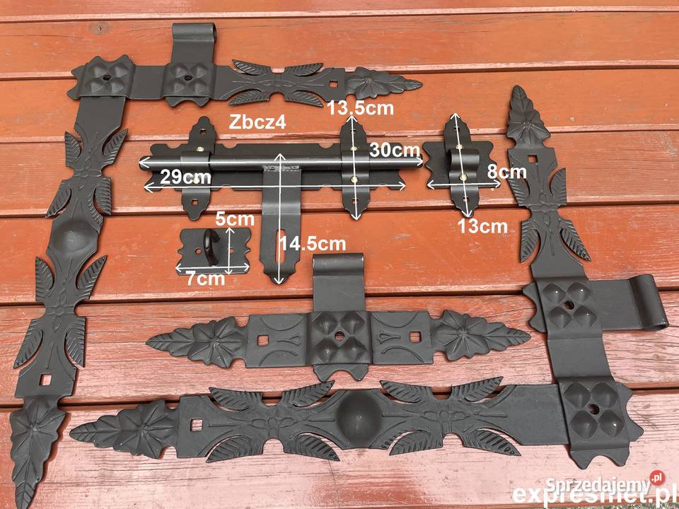 SOLIDNE KUTE ZAWIASY 600X450 rygiel do drzwi Kielce