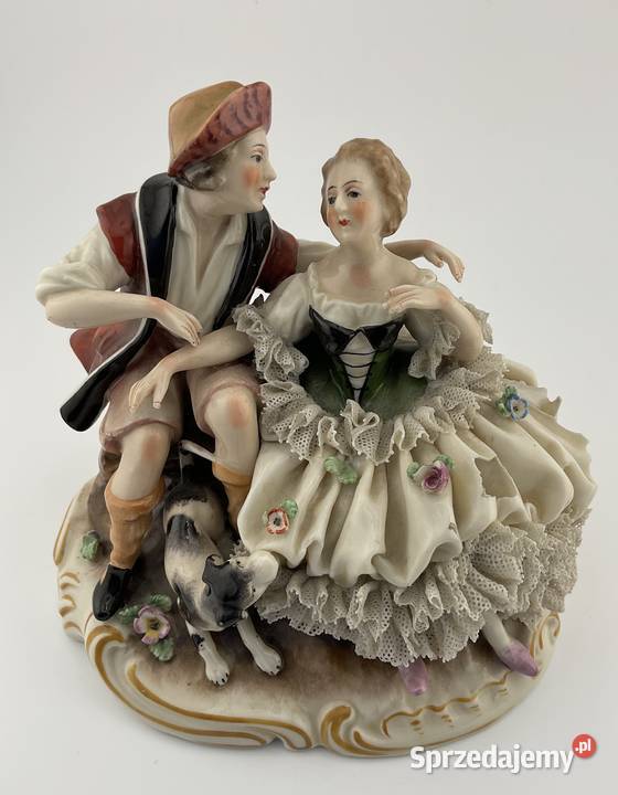 Antyczna porcelana koronkowa UNTERWEISSBACH Kraków
