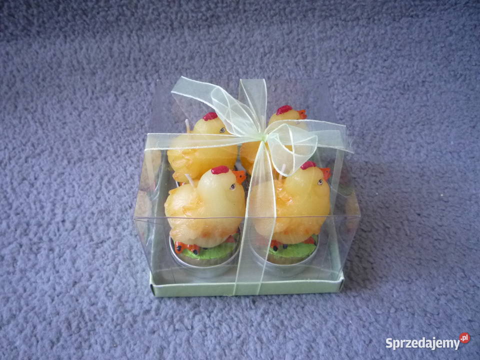 Nowe 4 świeczki Kury Kurczaki wielkanocne Szczecin