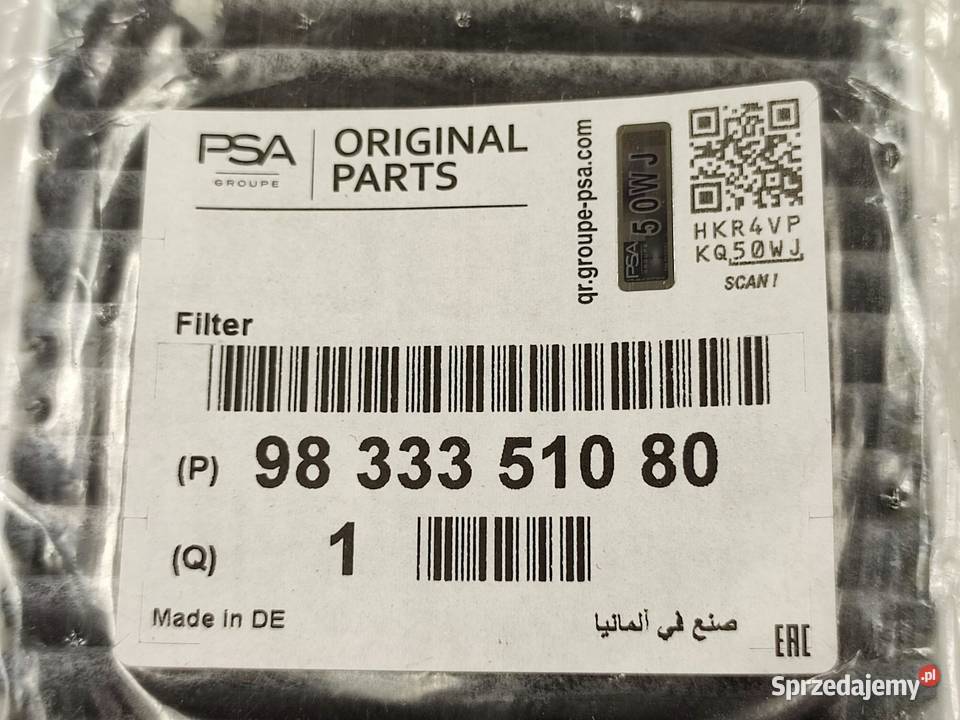 FILTR KABINOWY CITROEN C4 III BA BB BC 12 15 osobowe