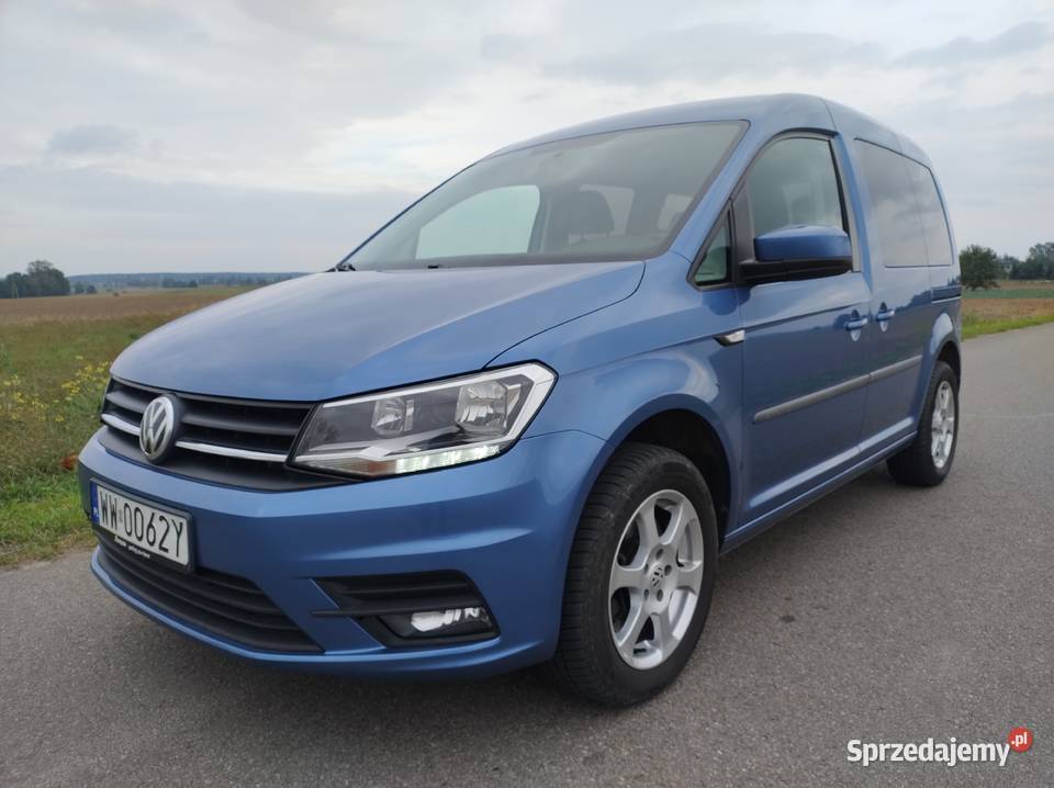 Volkswagen Caddy z 2019 r 20 TDI 150 wspomaganie kierownicy Samochody osobowe