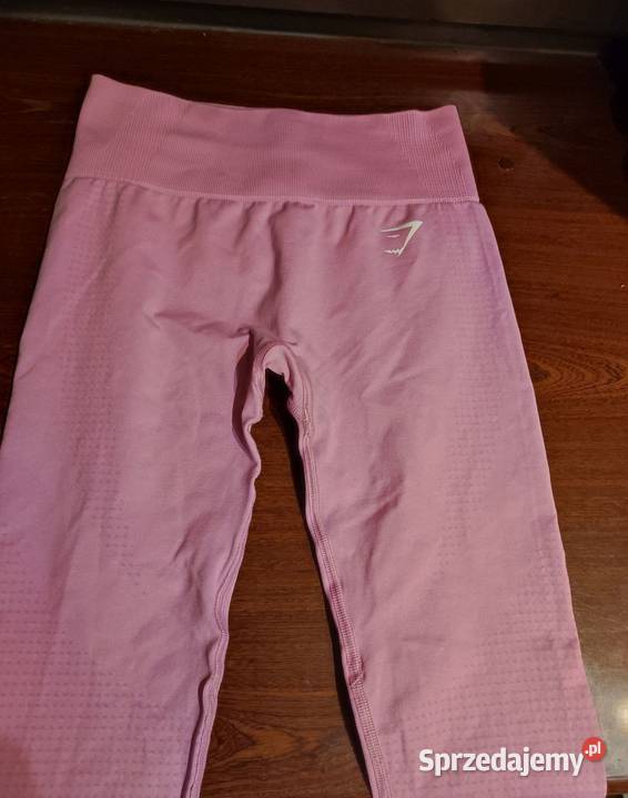 różowe pink profilowane legginsy sportowe Kielce