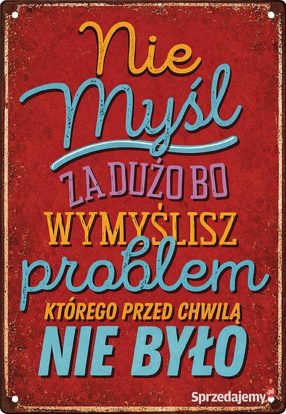 Tabliczki Retro Różne wzory Plakaty Piotrków Trybunalski