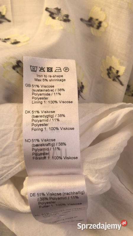 Piękna wiskozowa sukienka w kwiatki Envii r S Spódnice i sukienki Dąbrowica