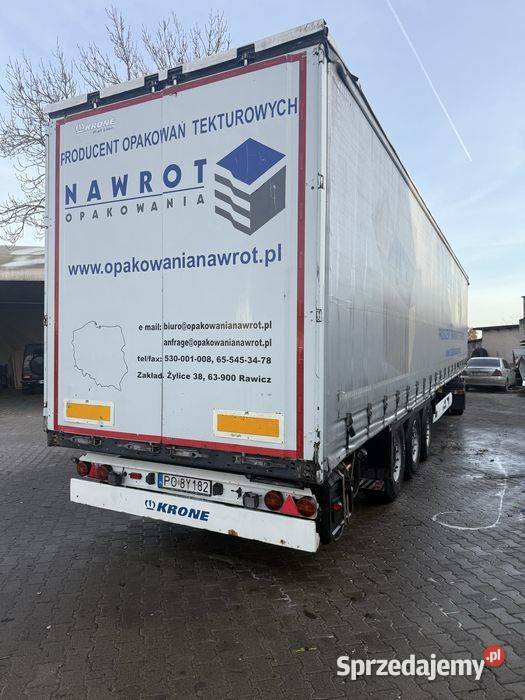 Naczepa Krone standard osie Saf Motoryzacja Sobiesiernie