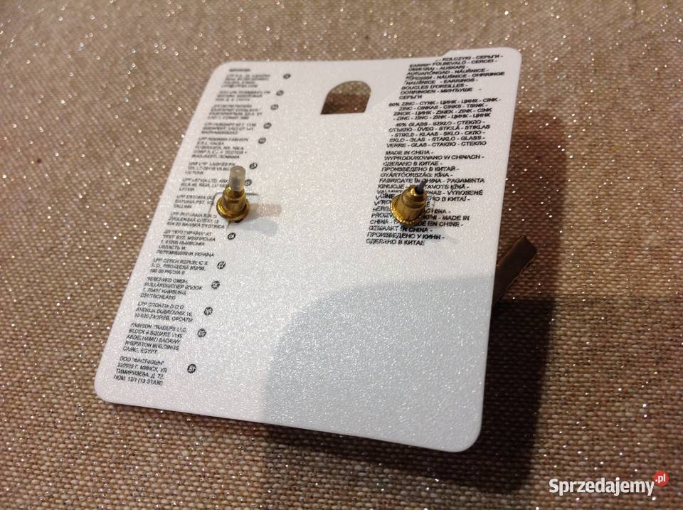 Złote Kolczyki Damskie SINSAY j Nowe Dla kobiet Nowa Sól