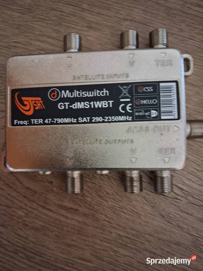 Multiswitch Wide Band na Unicable II GTSAT 24x Kamień Pomorski