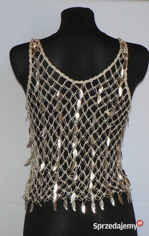 seksowny TOP siatkanowy XS S Łódź