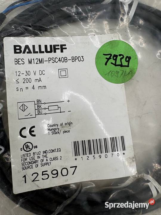 Balluff BES M12MIPSC40BBP03 Czujnik indukcyjny Warszawa