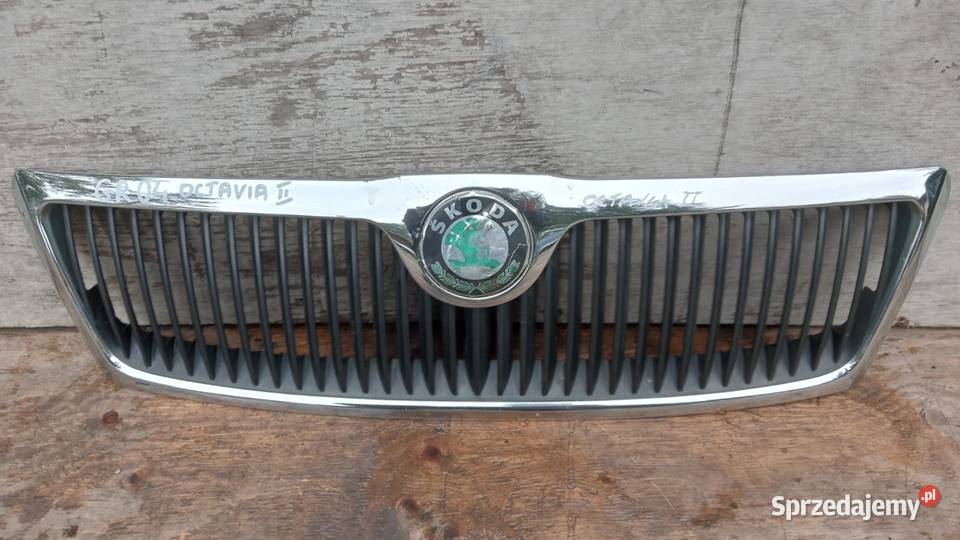 SKODA OCTAVIA II ATRAPA GRILL CHROM osobowe Zbierkowo