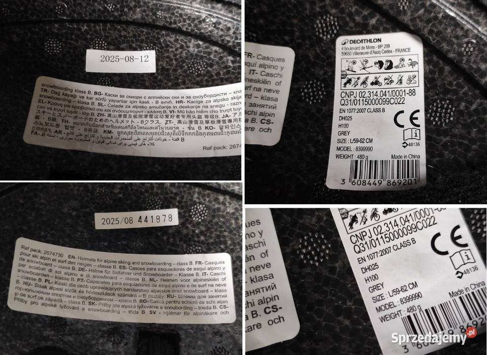 kask narciarski sportowy snowboardowy klasyczny sprzedam