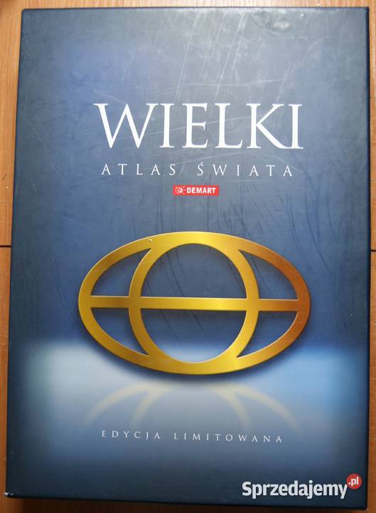 Wielki Atlas Świata DeMart twarda z obwolutą Parczew