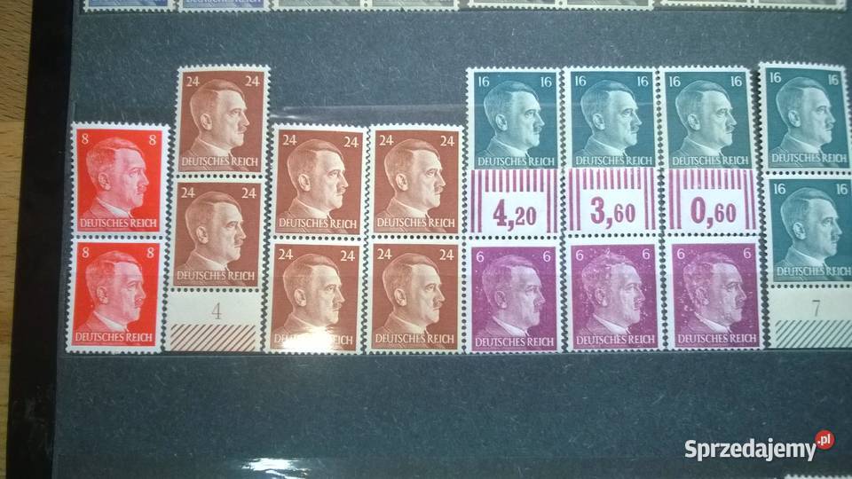 znaczki III RZESZA zestaw 80 czyste Warszawa