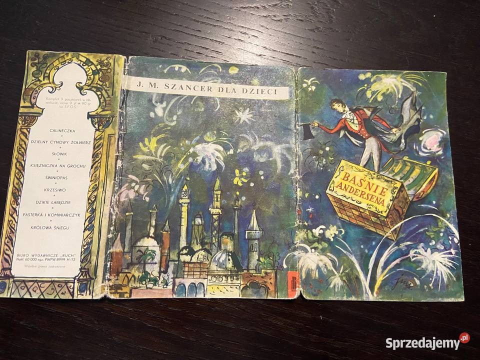 Obwoluta do zestawu pocztówek Baśnie Andersena śląskie Błażejowice