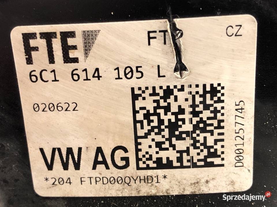 SERWO HAMULCOWE SKODA FABIA III 6C1614105L Kombi