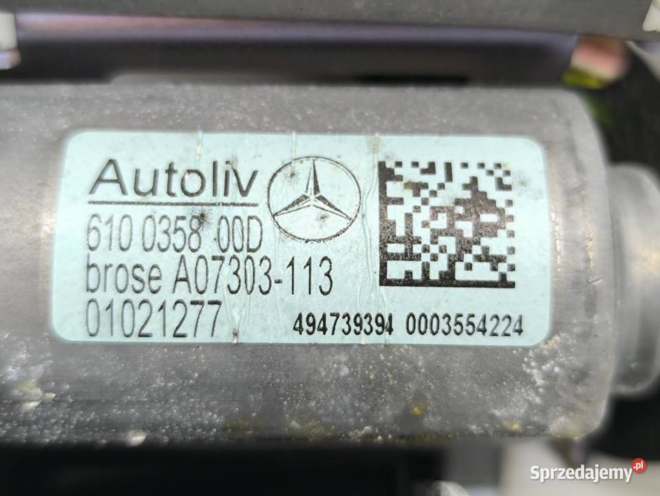 PAS BEZPIECZEŃSTWA LEWY PRZÓD MERCEDES ECLASA osobowe