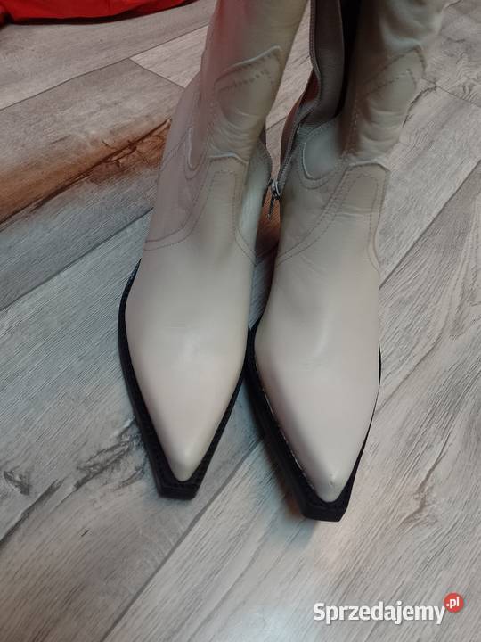 40 ASOS Design Real Leather skórzane kozaki Kozaki małopolskie