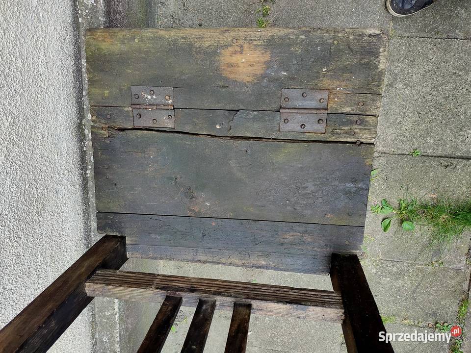 Antyczne krzesło schodki drabinka 788