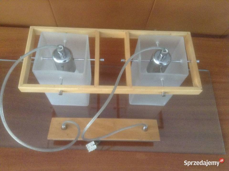 Lampa sufitowa z 2 szlanymi kloszami Opole