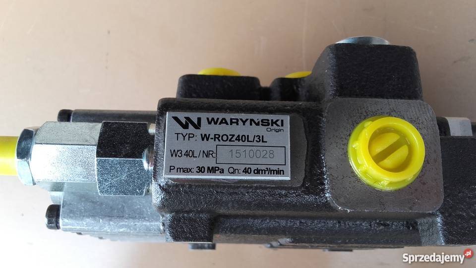 Rozdzielacz hydrauliczny 3sekcyjny 40L sterowany Radom