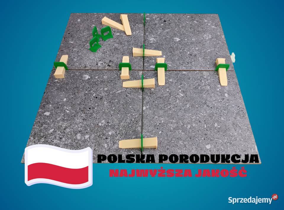 SYSTEM POZIOMOWANIA fuga 1mm HURT 3000 elementów Pozostałe Katowice