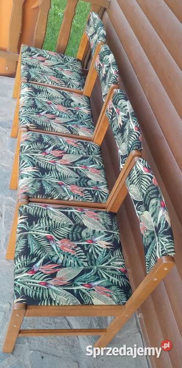 Świeżo odnowione krzesła PRL komplet 4 Rzeszów