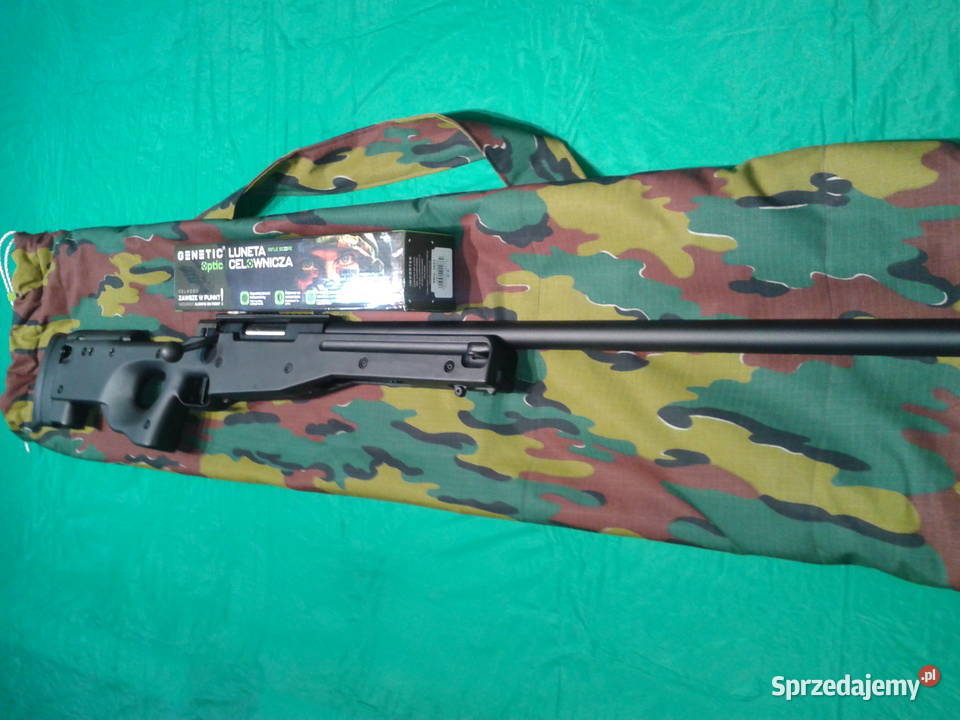 karabin snajperski ASG z lunetą pokrowiecNOWY Gniezno