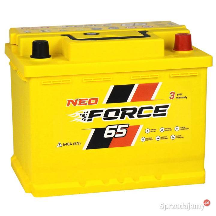 Akumulator Neo Force 65Ah 640A DN Kraków Ugorek akumulatory