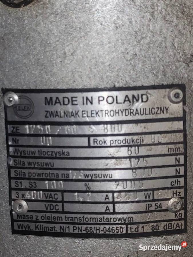 Zwalniak ZE 125075 pomorskie Orle