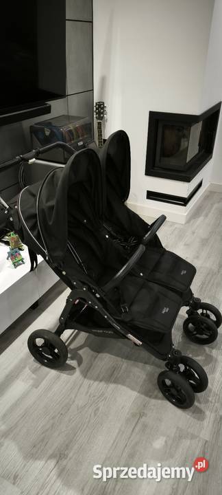 Wózek bliźniaczy Valco Baby Snap Duo lekki z tworzywa