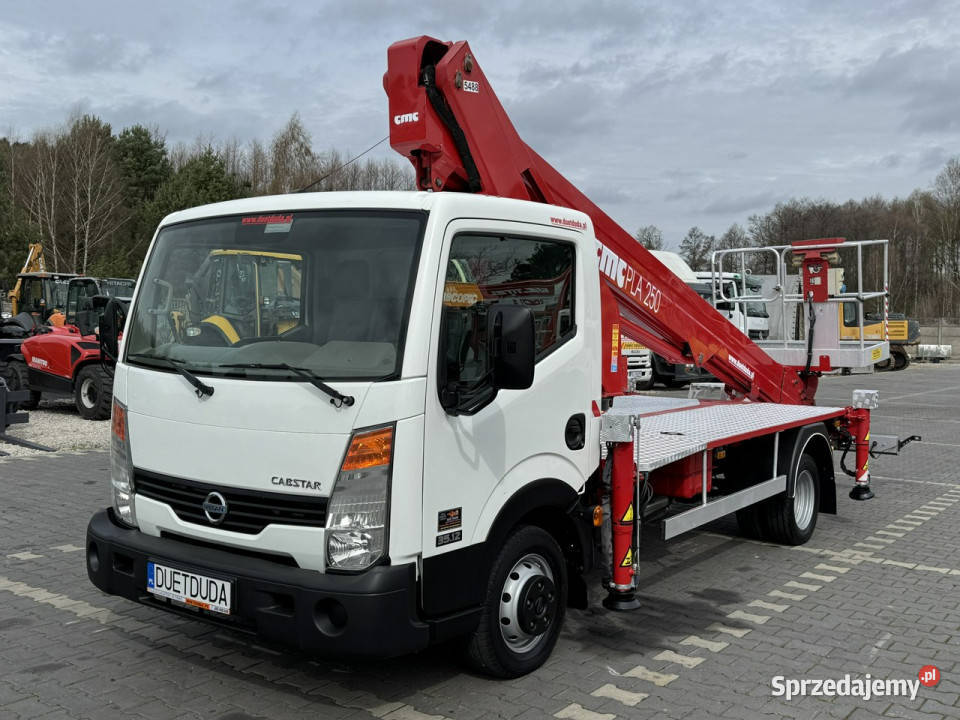 Nissan Cabstar Podnośnik Koszowy 25m CMC PLA 250 specjalny Widełki