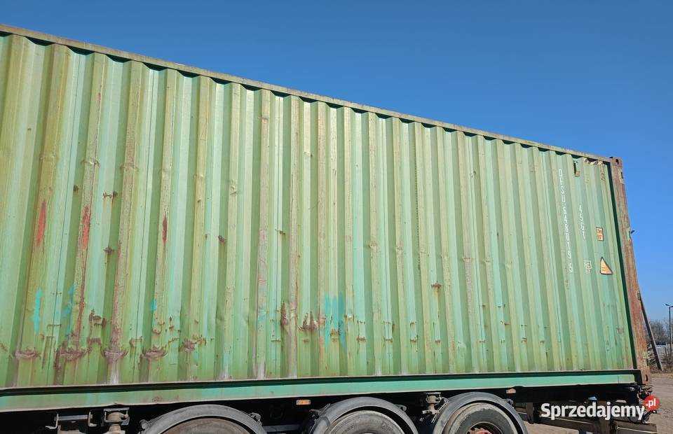 Morski kontener magazynowy 12m40HC lubelskie Małaszewicze Duże