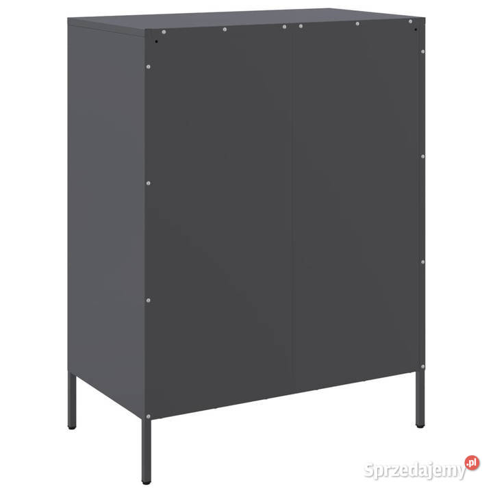 Szafka boczna antracytowa 68x39x89 stal WM842984 Warszawa