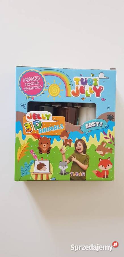 Nowe Tubi Jelly 3 kolory Zwierzątka TUBAN Warszawa