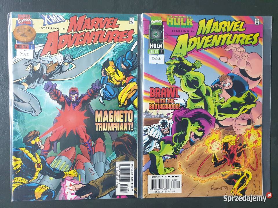 Marvel Adventures 8 oryginalnych komiksów Marvel