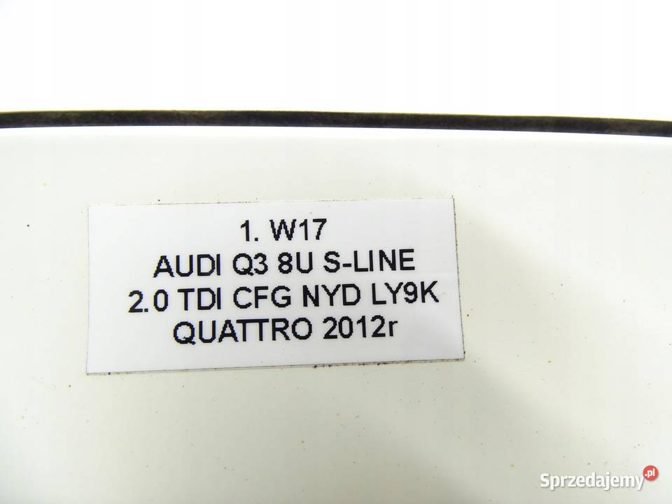 KLAPKA WLEWU PALIWA KOREK AUDI Q3 8U LY9K