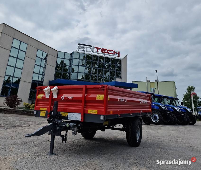 Przyczepa rolnicza jednoosiowa METALFACH T736A nieuszkodzony Kałuszyn sprzedam