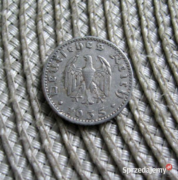 Niemcy 50 Reicbspfennig 1935r A Kalisz