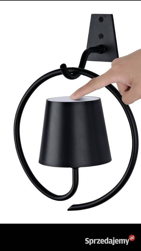 Lampa ścienna LED Faithorse czarna 3W USB Kinkiety Kraków sprzedam