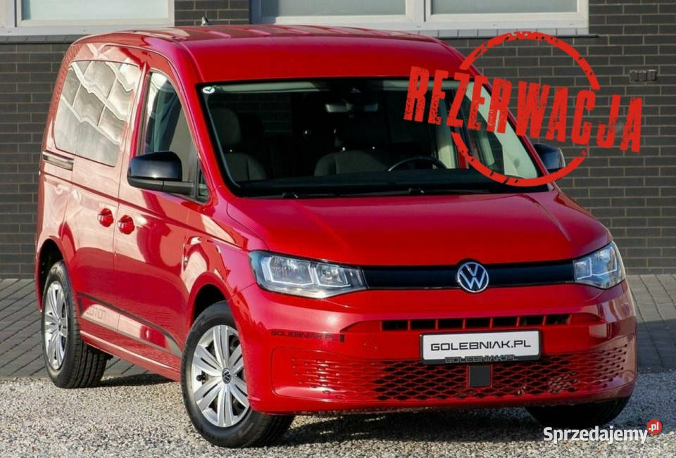 Volkswagen Caddy Stan wzorowy Potwierdzony wspomaganie kierownicy Jarocin sprzedam